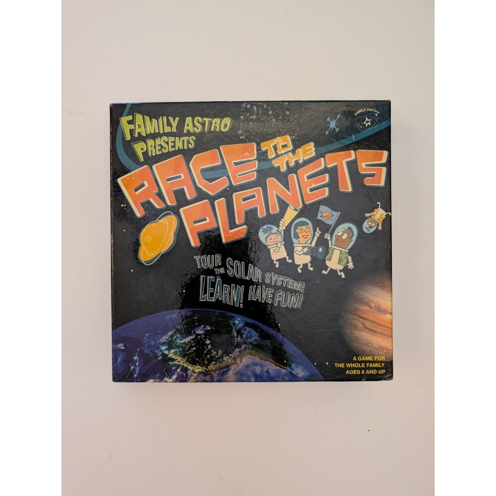 Complete Family Astro Race To The Planets Board Game Astronomy Educational 2004